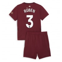 Dětský fotbalový dres Manchester City Ruben Dias #3 2024-25 Třetí Krátký Rukáv (+ trenýrky)